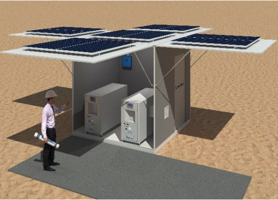 Permanent Community Structure with solar power